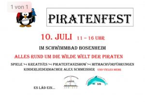 Piratenfest am 10. Juli 2021